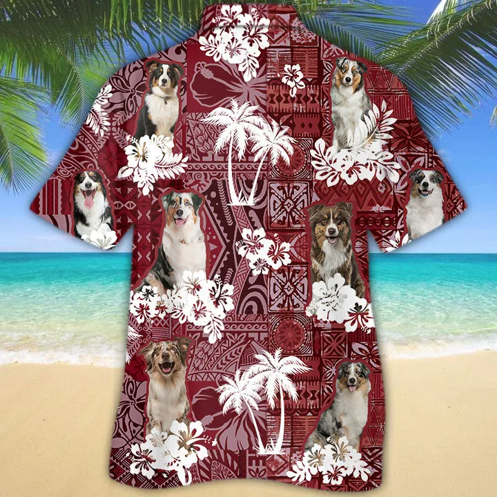 Australian Shepherd Hawaiian Shirt, Summer Gift For Dog Lovers