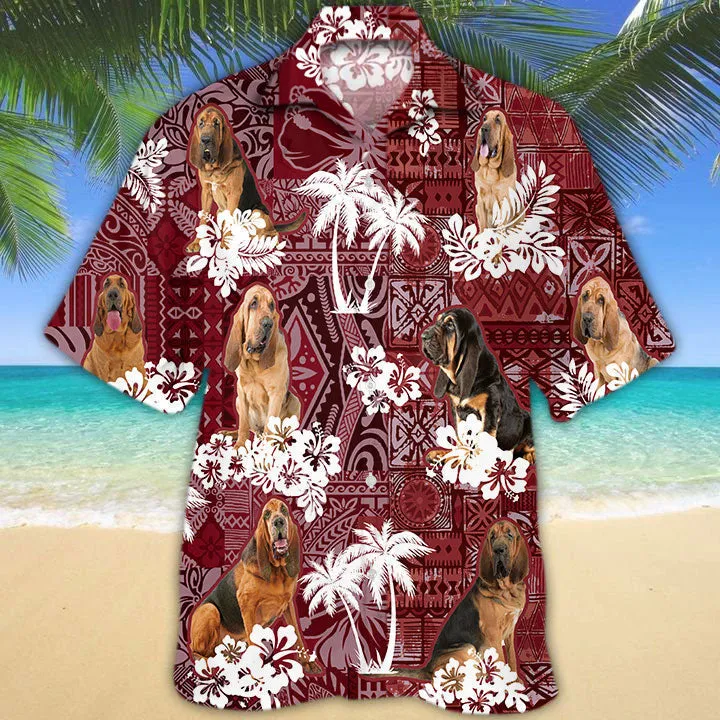 Bloodhound Hawaiian Shirt, Dog Hawaiian Shirts For Summer