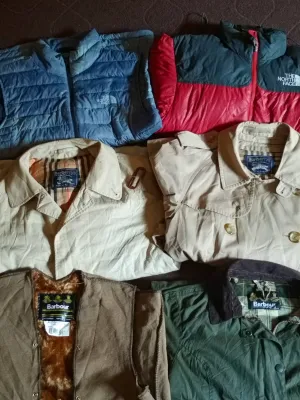 Branded Burberry, The North Face,Barbour jackets