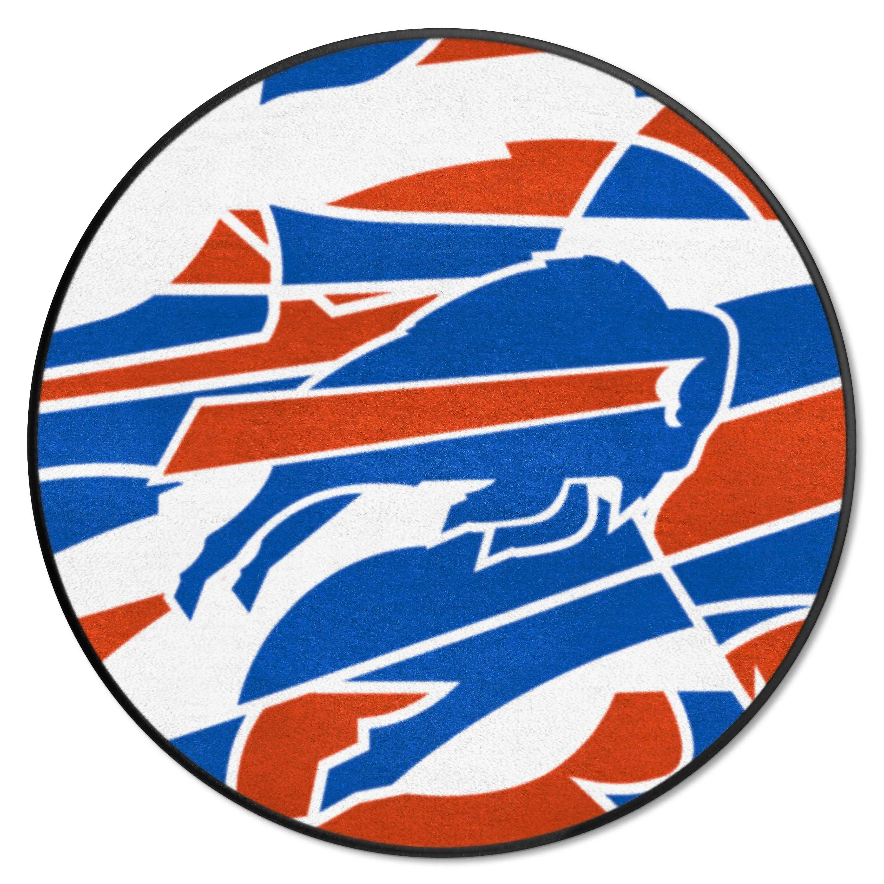 Buffalo Bills Roundel Rug - 27in. Diameter XFIT Design