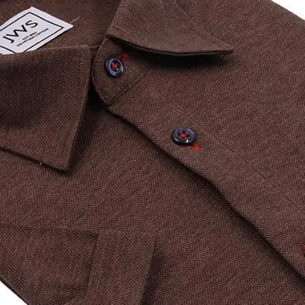 Chocolate Brown Pique Polo Shirt