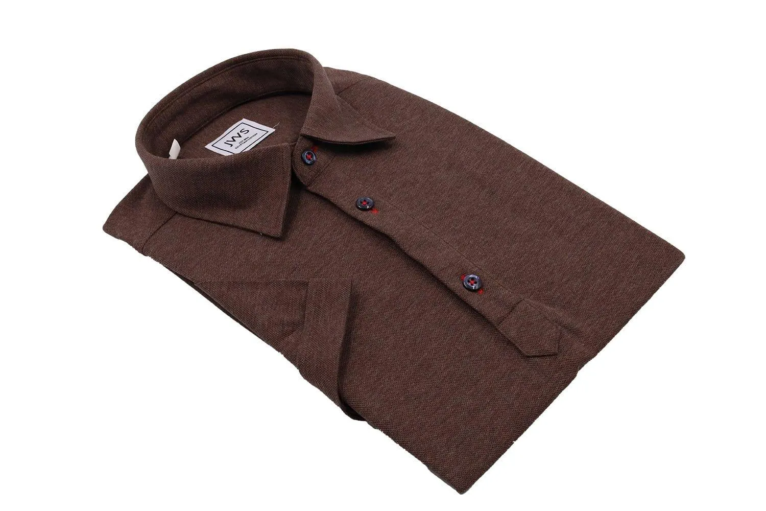 Chocolate Brown Pique Polo Shirt