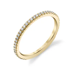 Classic Wedding Band - Vivian 14k Gold Yellow