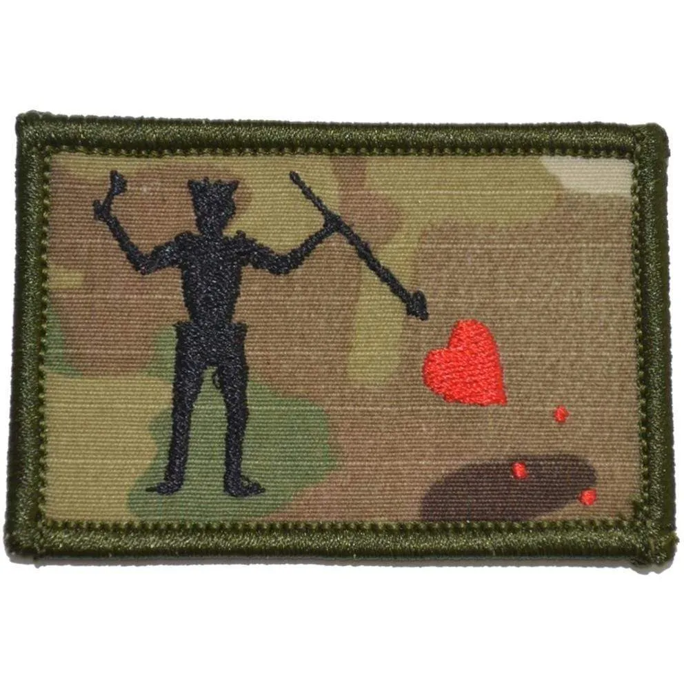 Edward Teach Blackbeard Pirate Flag  - 2x3 Patch