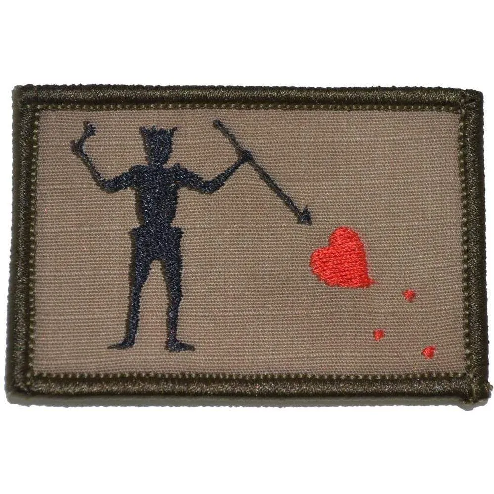 Edward Teach Blackbeard Pirate Flag  - 2x3 Patch