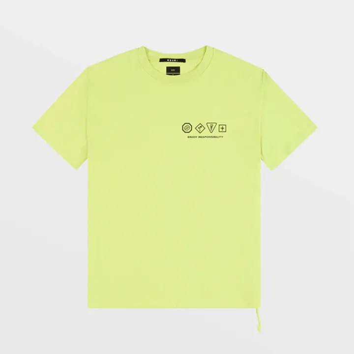 Enjoy Biggie SS Tee Daylite (Lime) - KMPF23TE019030