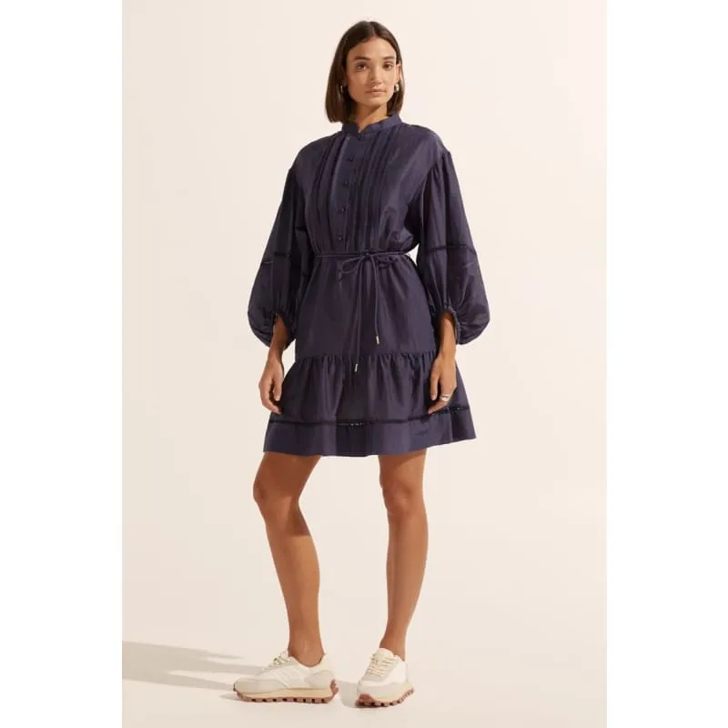 Festoon Dress | Indigo