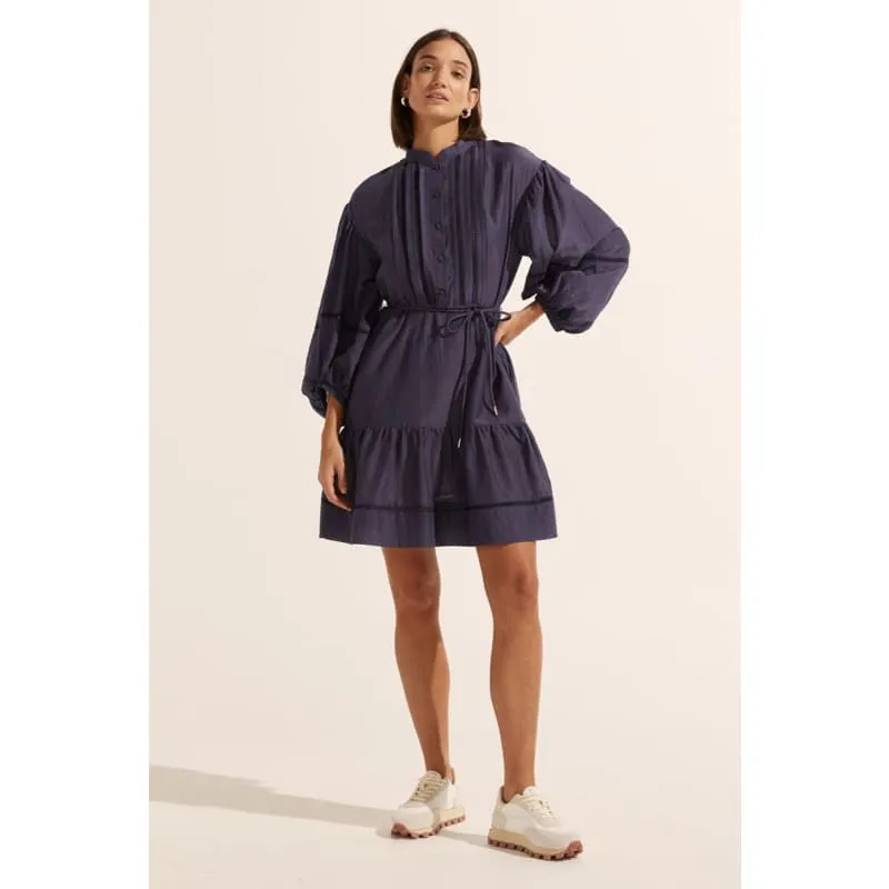 Festoon Dress | Indigo