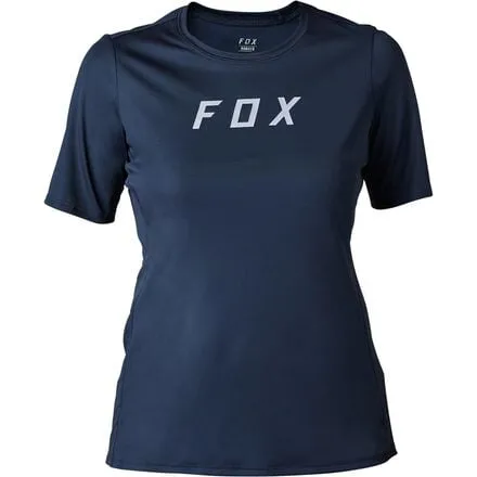 Fox Racing Women's Ranger Short Sleeve Jersey, Navy Blue