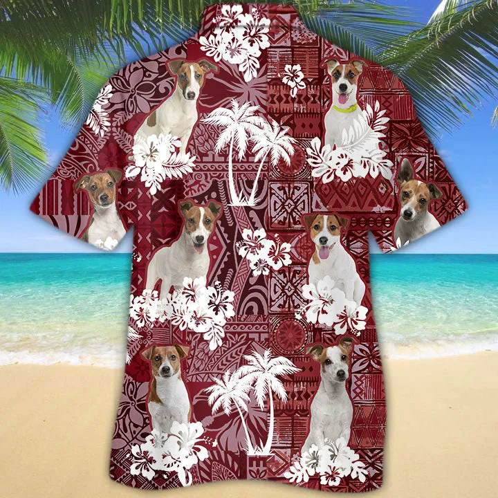 Jack Russell Terrier Hawaiian Shirt, Summer Gift Dog Lovers