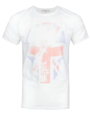 Junk Food Union Jack Skull Men's T-Shirt