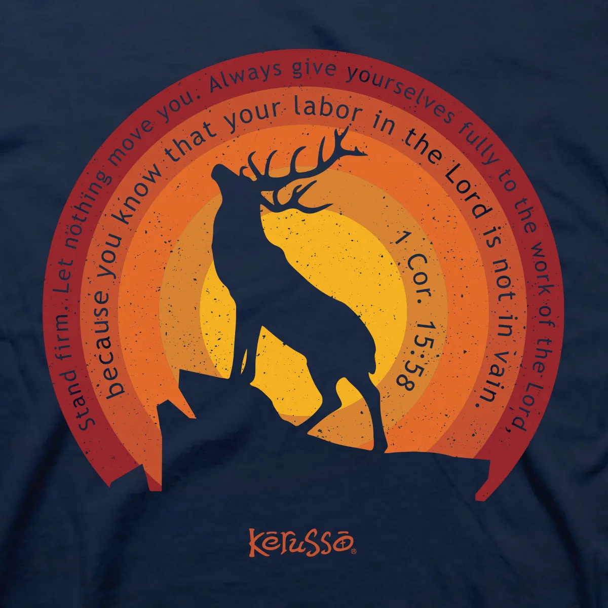 Kerusso Christian T-Shirt Stand Firm Buck