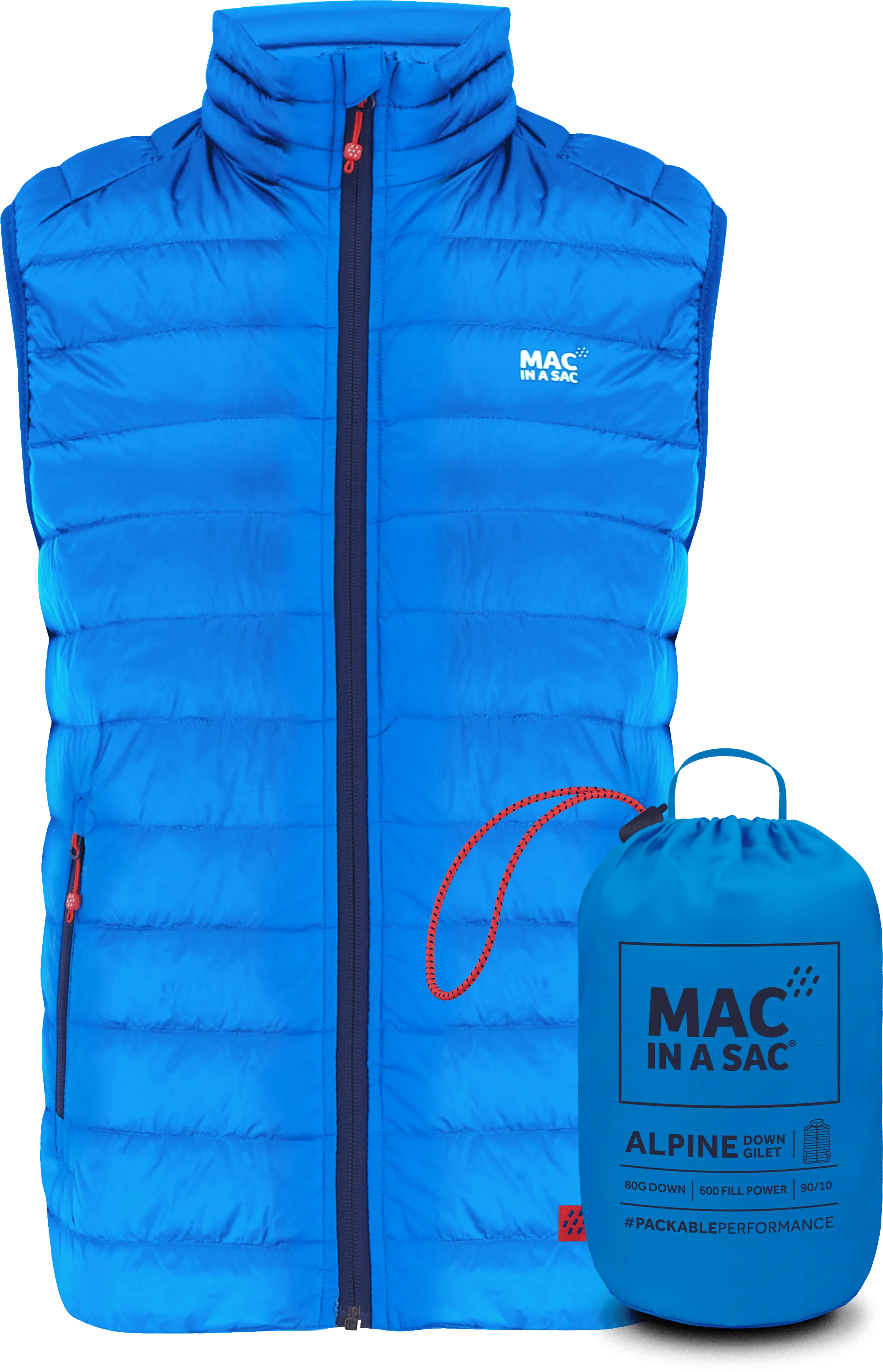 Mac In A Sac Alpine Down Gilet (Men's) - Royal Blue