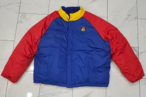 Nwt Polo Ralph Royal Blue/Red Lauren Reversible Cookie Down Jacket