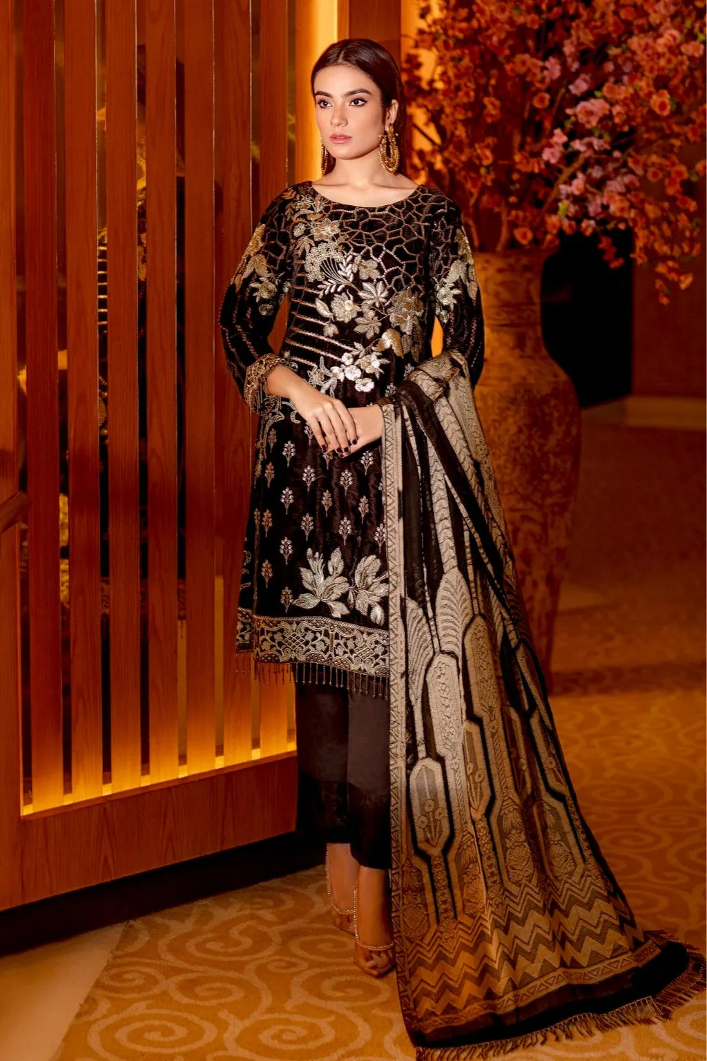 Ramsha Velvet Collection Vol-3 – V-307