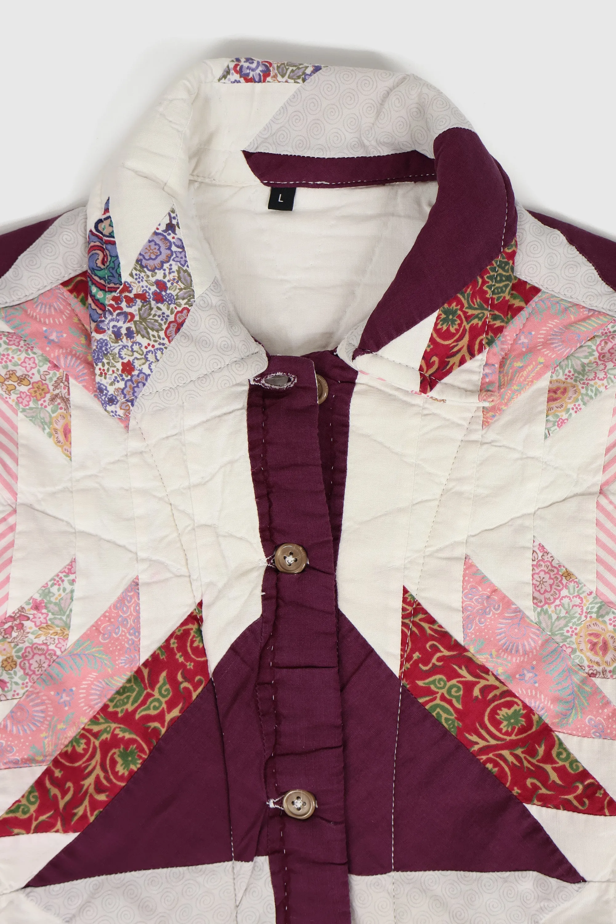 Reworked Quilt Button-Down Chore Jacket 06