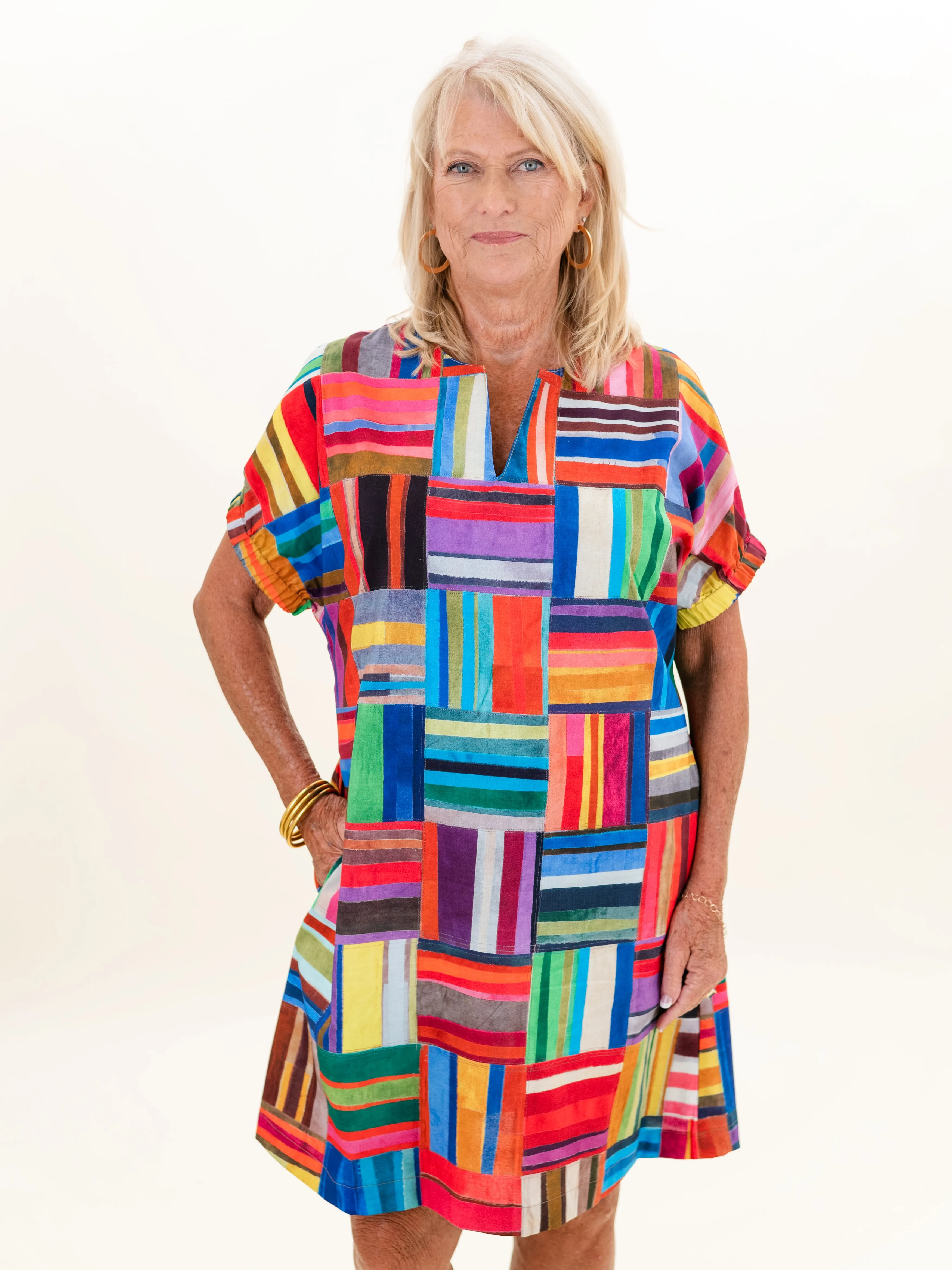 Shifty Patchwork Dress by Uncle Frank