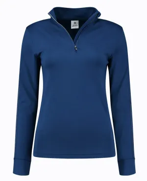 SIZE XL - DAILY SPORTS Anna Half Zip Neck 108 Spectrum Blue