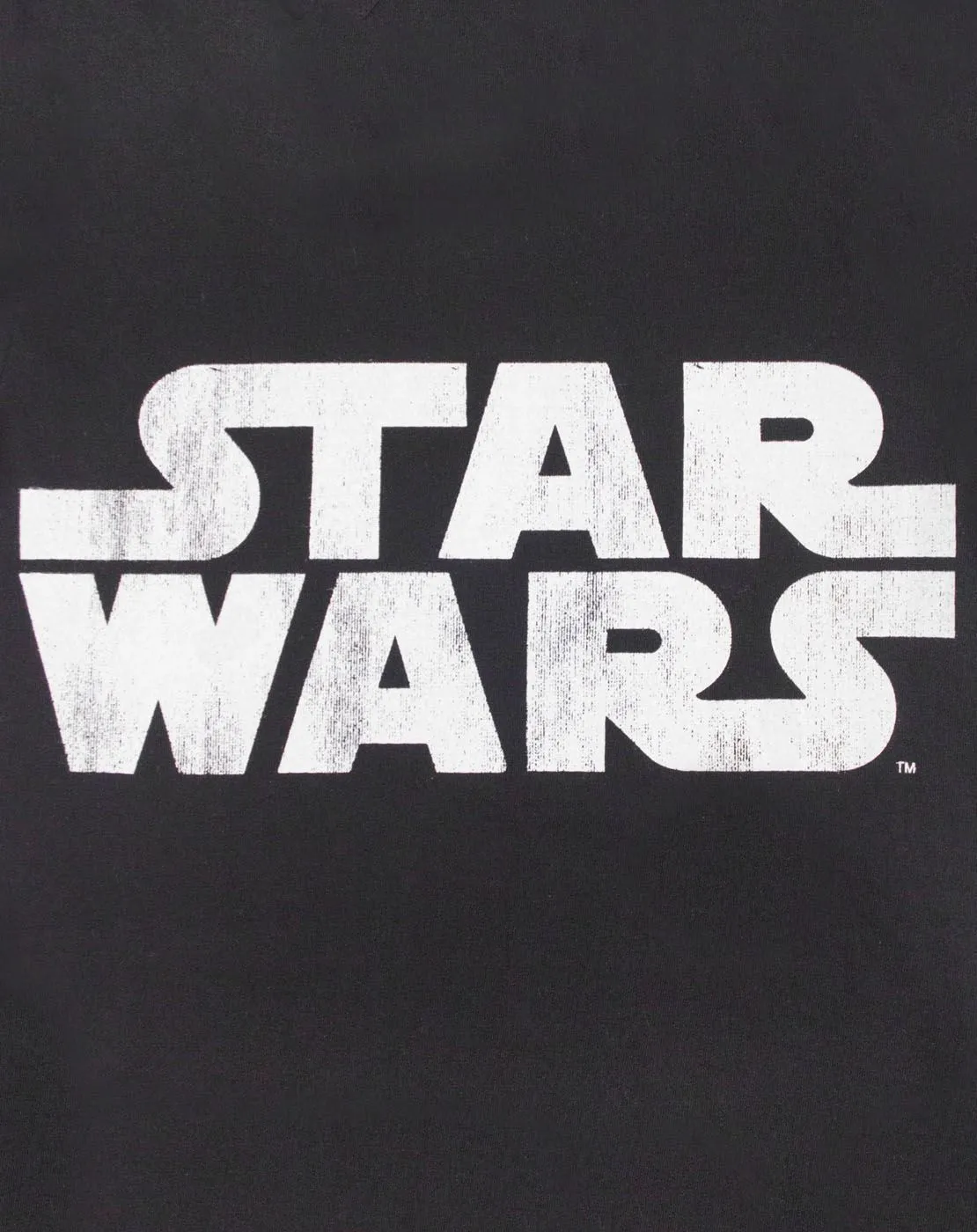 Star Wars Logo Black Girl's Fringe Top