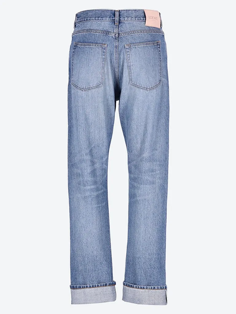 Straight leg jeans