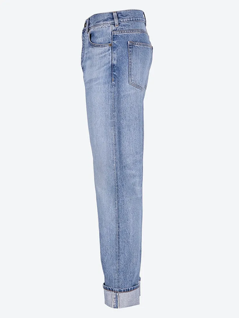 Straight leg jeans