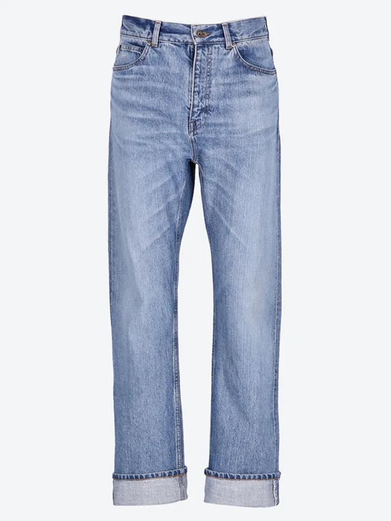 Straight leg jeans