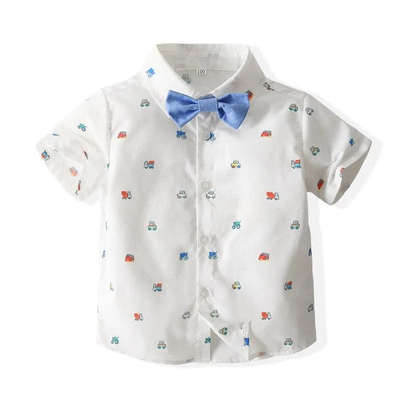 Toddler Boy Clothes Set - Car Print