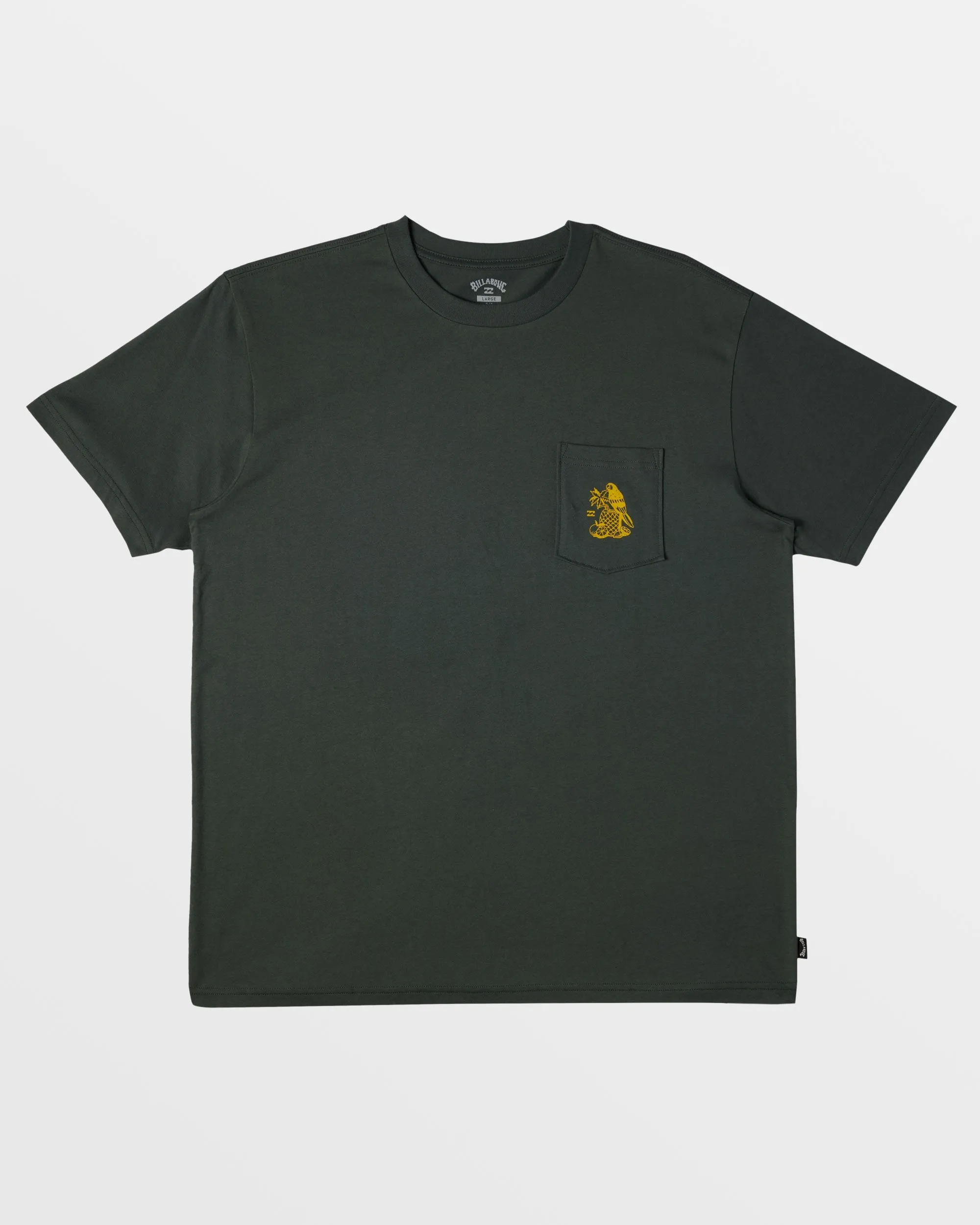 Tropicales Pocket T-Shirt - Slate Green