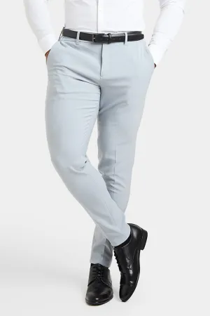 True Athletic Fit Tech Suit Pants in Light Grey