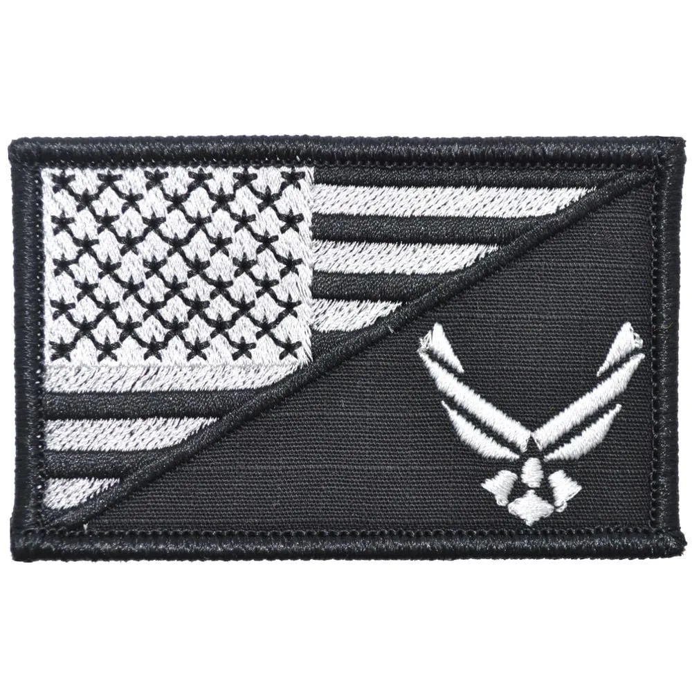 U.S. Air Force Emblem USA Flag - 2.25x3.5 Patch