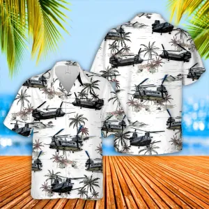 US Army Boeing MH-47G Chinook Hawaiian Shirt