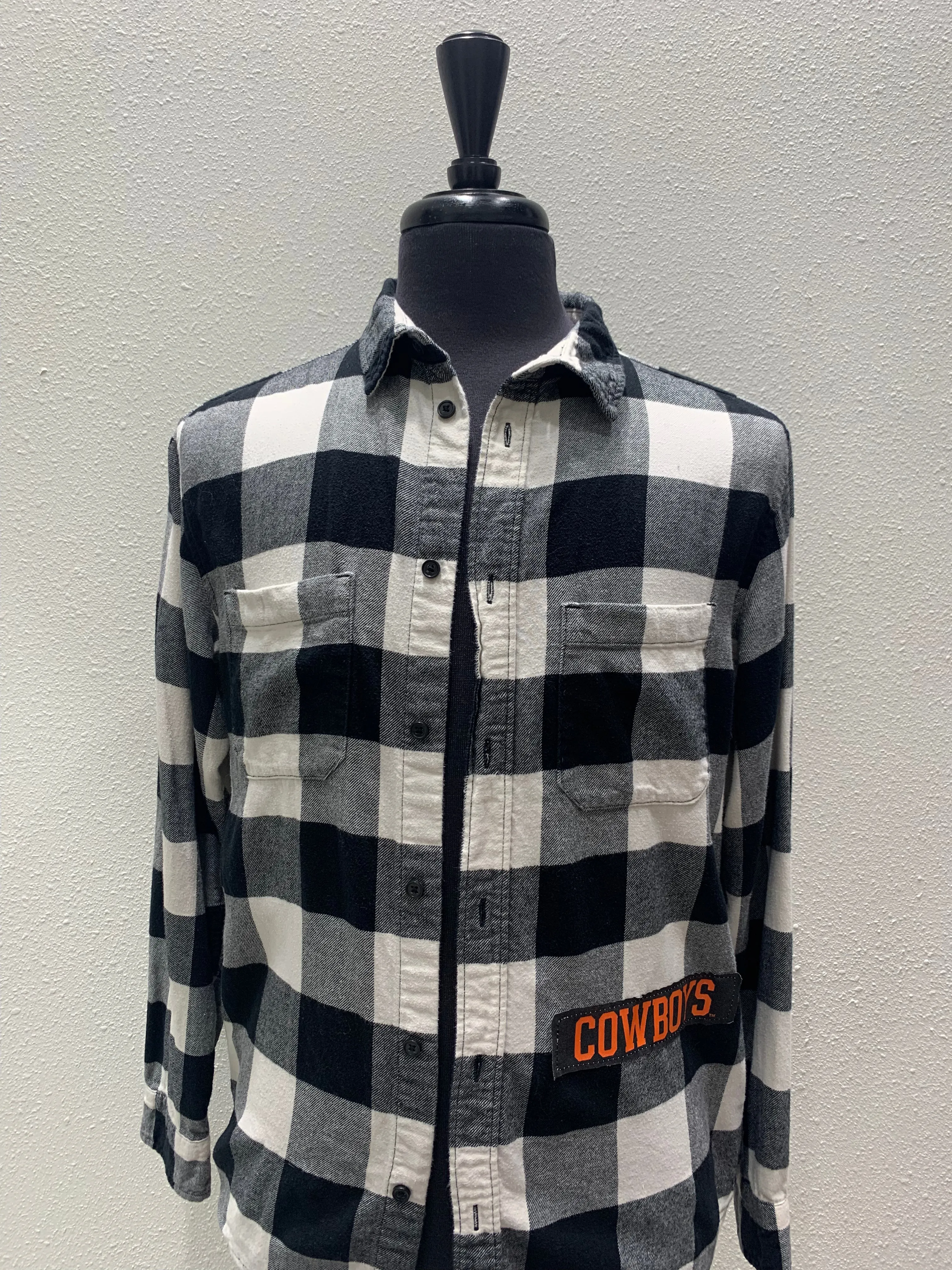 Vintage Repurposed OK State Flannel