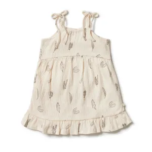 W&F Crinkle Ruffle Dress Seedling WFS2147-10