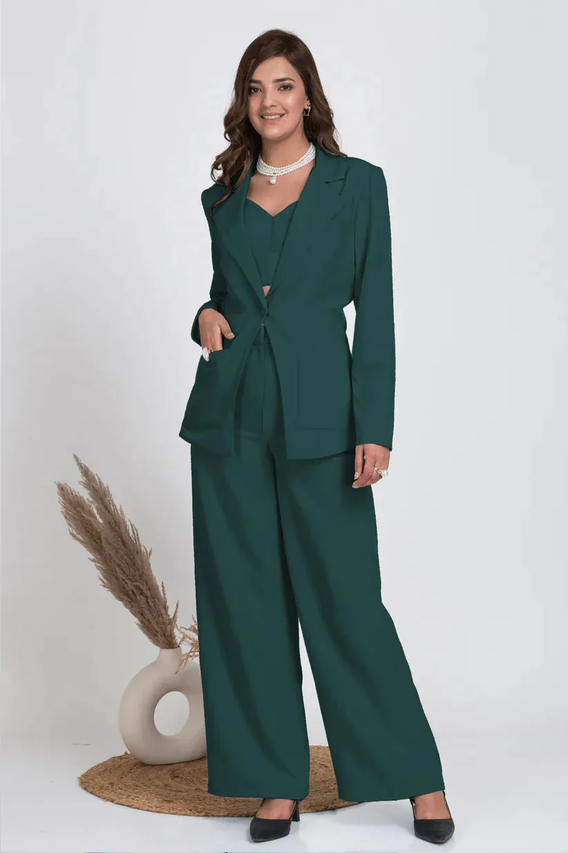 White Women's 3 Piece Business Suit