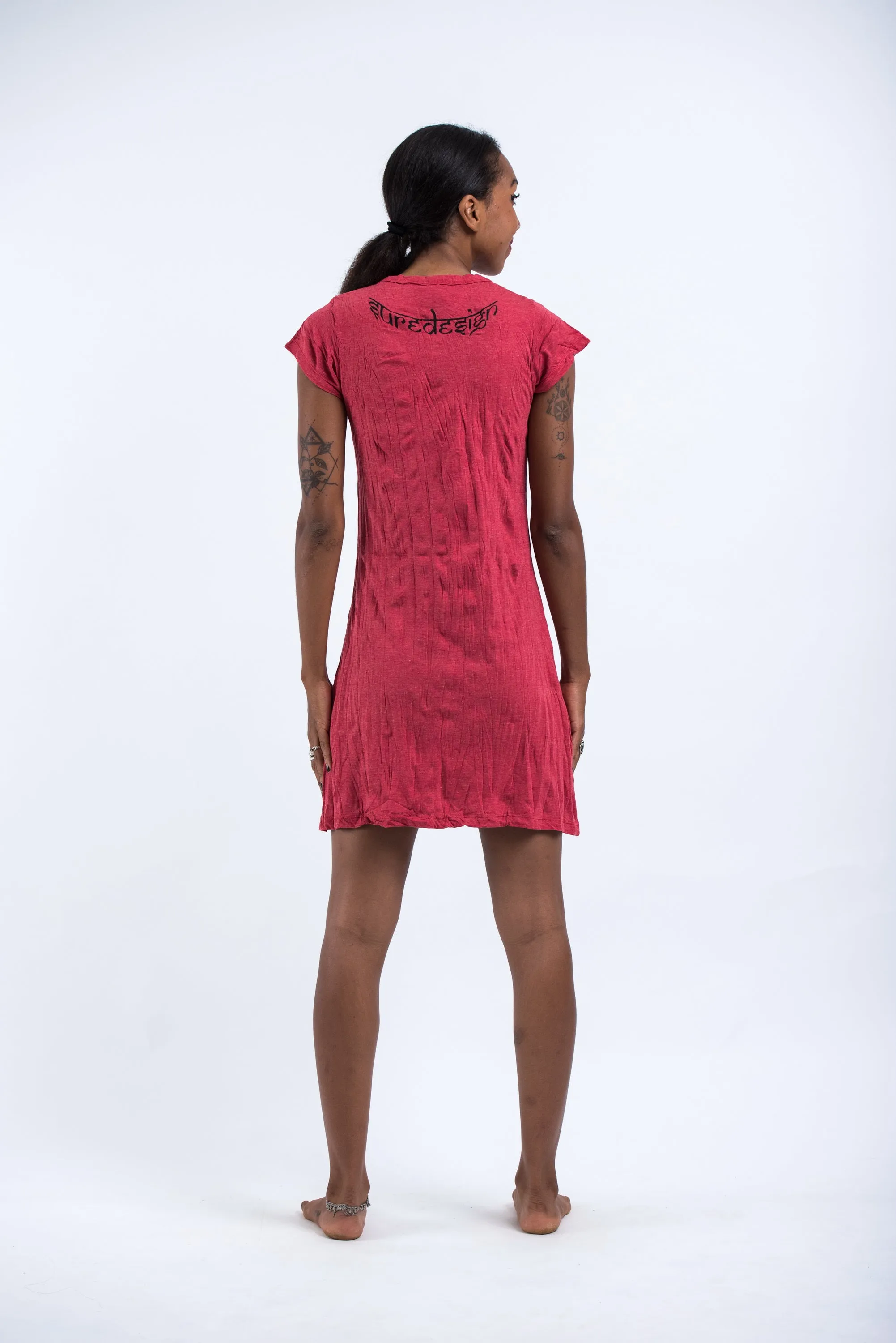 Womens Infinitee Om Dress in Red