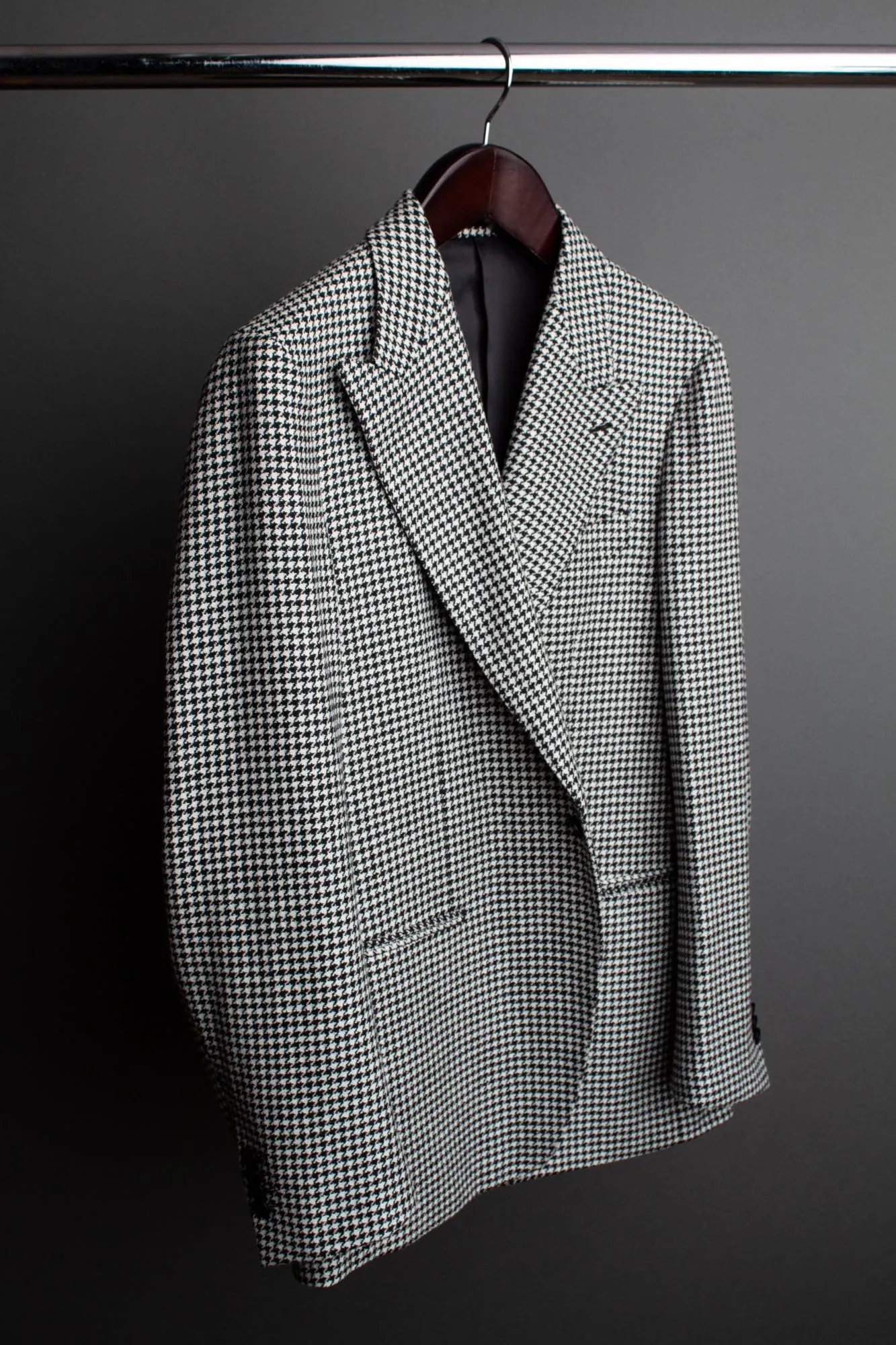 Wool & Cashmere Prince of Wales Jacket