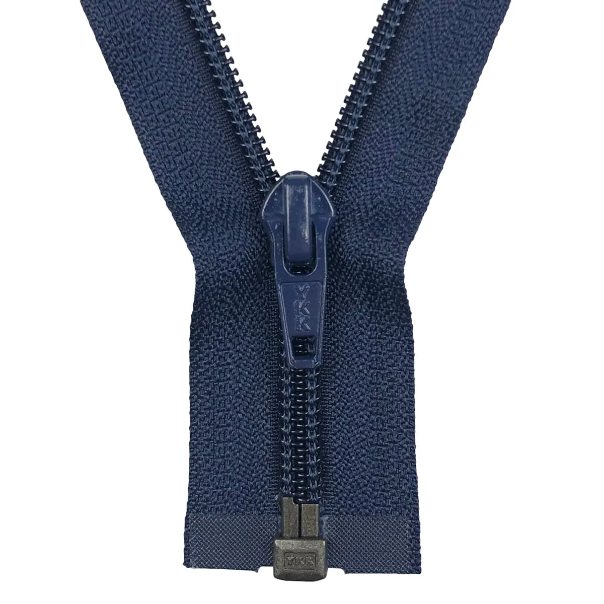 YKK #5C Nylon Coil Pre-Made Zipper Open  - Navy